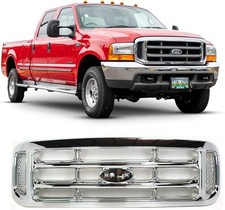 Grille Assembly Chrome For 1999-2004 Ford F250 Super Duty F81z8200 Fo1200417