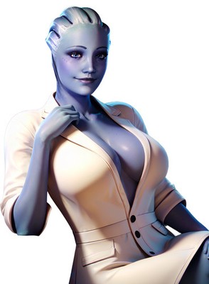Liara Tsoni Mass Effect Vinyl Car Decal Sticker 7'' Weatherproof