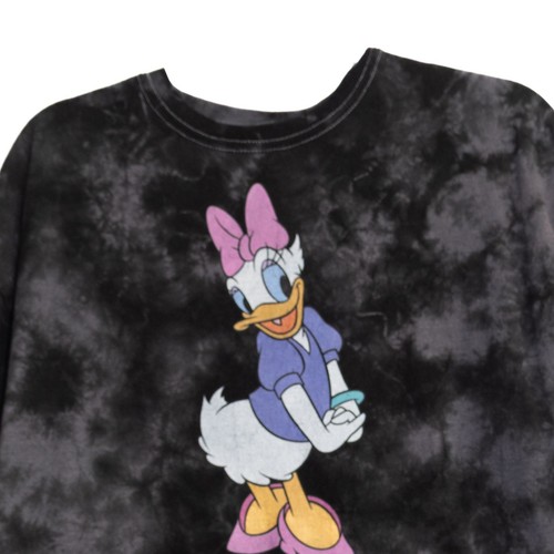 Camiseta Daisy Duck Talla 2XL Gráfica Tie-Dye Negra y Gris - Imagen 3 de 8
