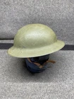 VTG British 1940’s WW2 Era Military WWIl HELMET Replaced Liner