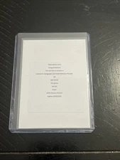 2025 Topps Chrome Disney Will Smith Auto Genie Aladdin GOLD /50 Redemption