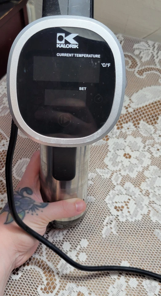  浸入式炊具 Kalorik Sous Vide 夹在侧面固定到位 已测试 可正常工作 — 第 3/4 张图片