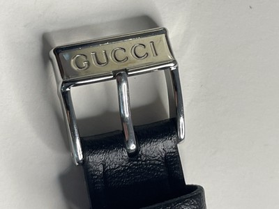 GUCCI クォーツ腕時計（6300L)シルバー/革ベルト:ブラックレザー Gucci Horsebit Black Women's Watch - 6300L for sale online | eBay