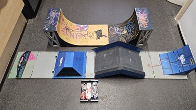 Tech Deck Skate & Go Storage Park und Half Pipe 3 Decks kostenloser Versand