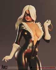 Black Cat, DC Comics, 1/4-1/24, Figur, Unbema...