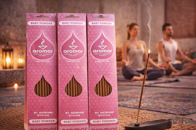 Aromar Hand-Dipped Incense   Made in USA, Multi-Scents in 3 Packs