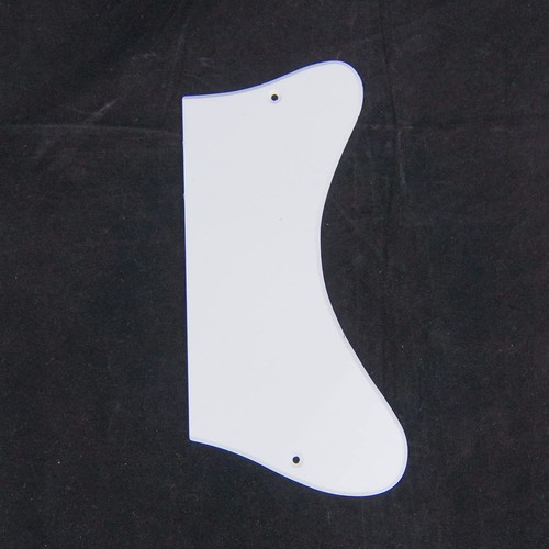 Custom Danelectro U1 U2 Style Guitar Pickguard, Blank No PU notch, 1Ply White
