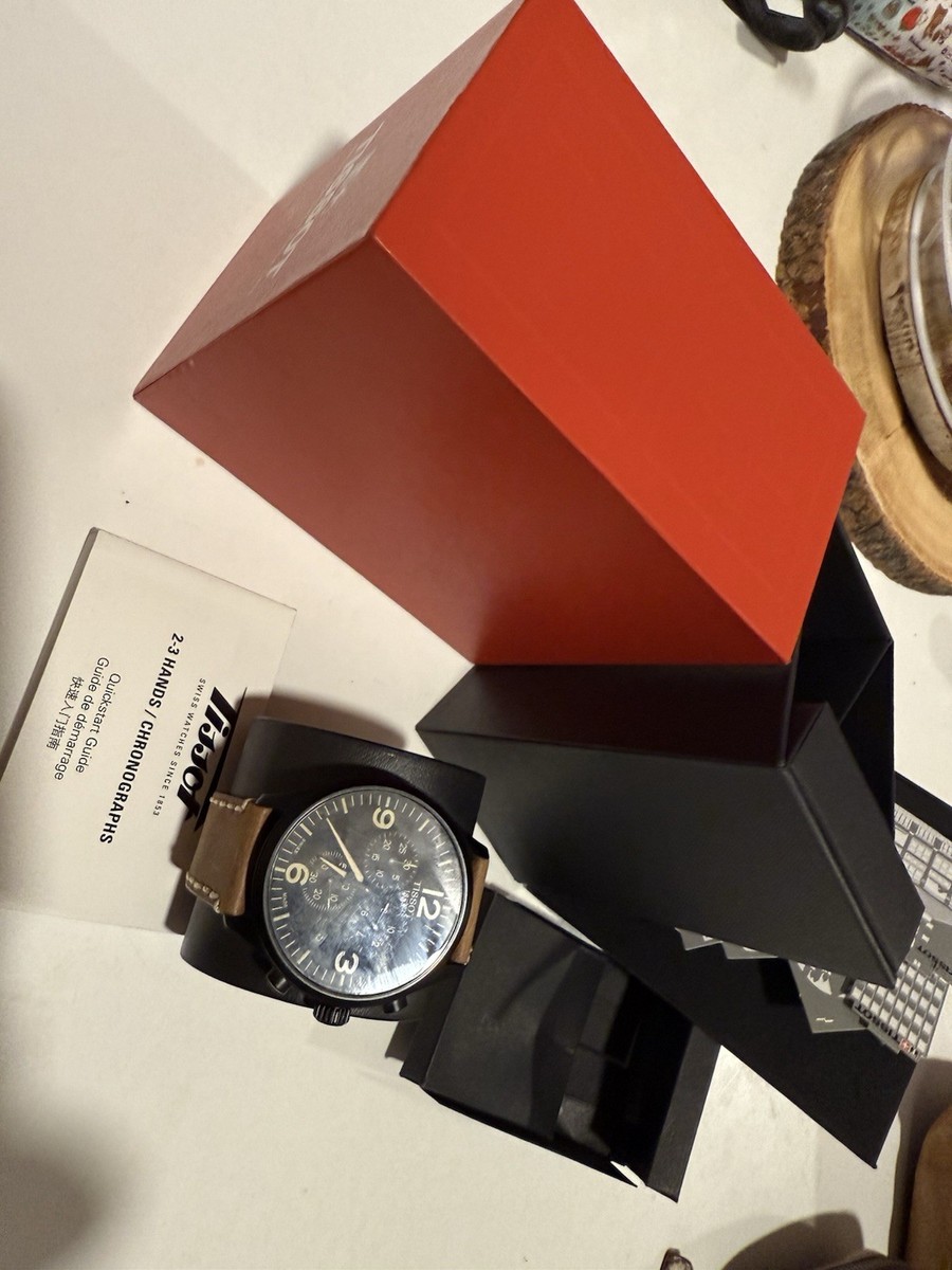 Tissot Men's Black Watch - T116617A for sale online | eBay