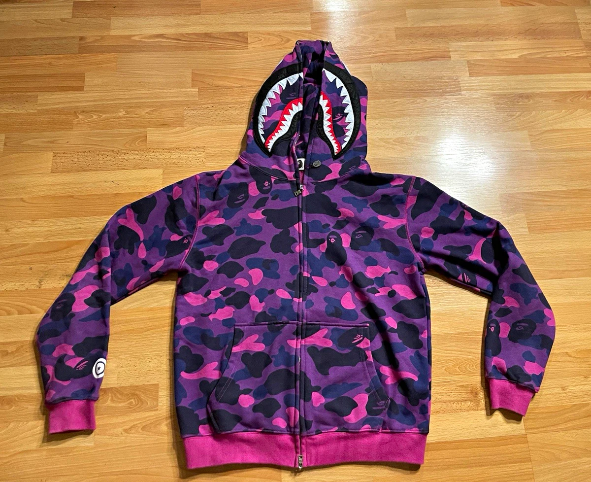 bape purple camo hoodie products for sale | eBay