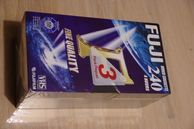 3er Pack FUJI Video Cassette VHS Videokassetten neu