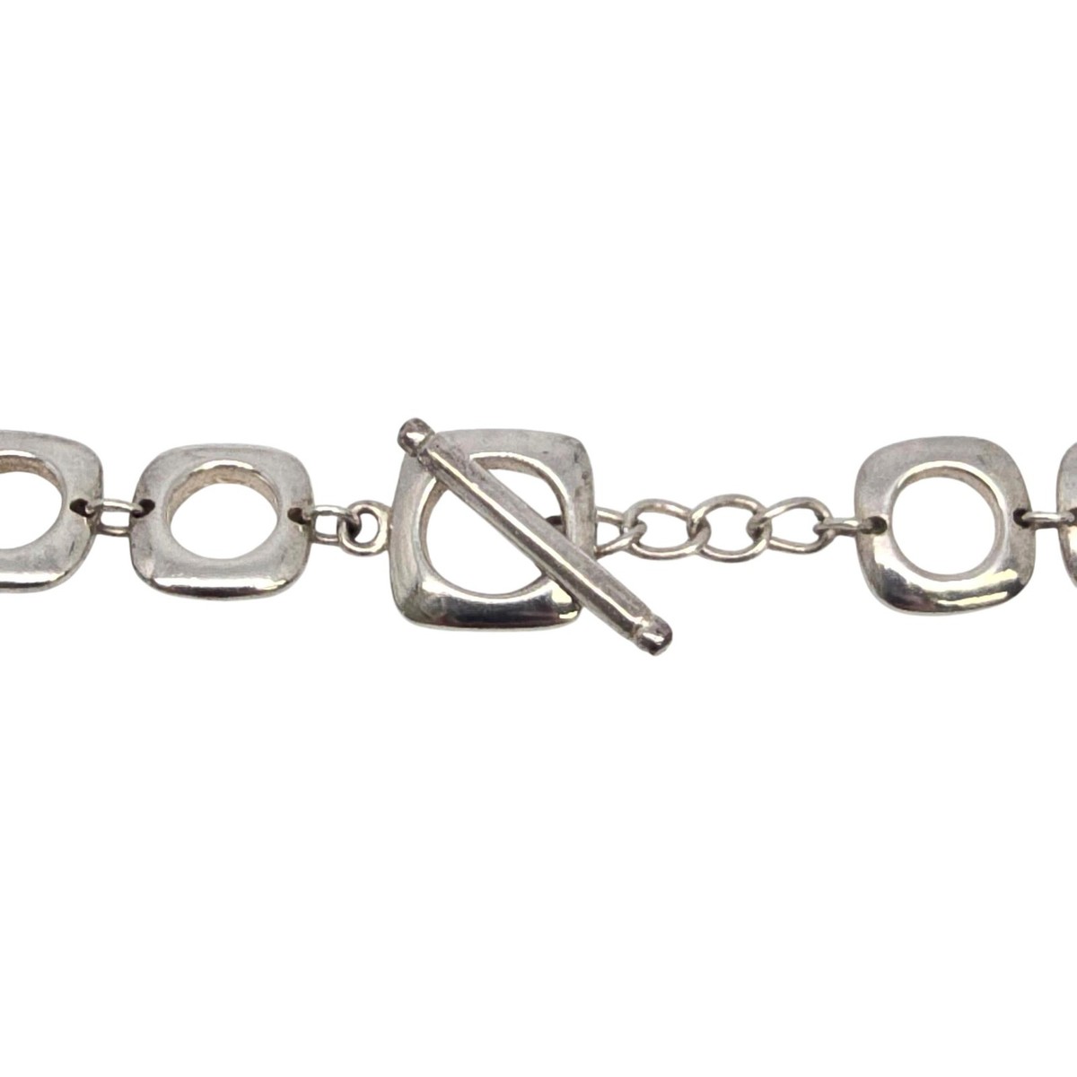 Tiffany & Co Sterling Silver Square Cushion Link Chain