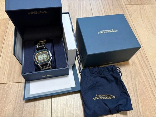 CASIO G-SHOCK GMW-B5000SS-2JR Limited Watch 50th Vintage Japan Metal Case