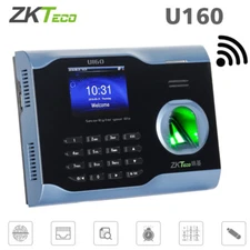 ZKTeco U160 WiFi Color TFT Screen Fingerprint Recognition Time Attendance System