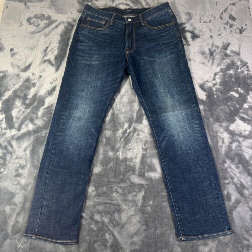 New NWT Lucky Brand Dark Jeans 410 Athletic Slim Mens Sz 32x32 2 Way Stretch