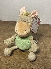 Vintage Mothercare Farm Donkey Pastel Soft Toy plush