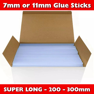 Heißklebesticks für Elektropistole Bastelwerkzeug Klebesticks klar 7mm 11mm