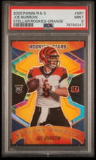 2020 Panini Rookies & Stars Joe Burrow Stellar Rookies Orange /25 PSA 9 🔥🔥🔥