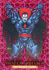 2024 Marvel Masterpieces '92 Platinum PINK LASERS #58 Mister Sinister #/992