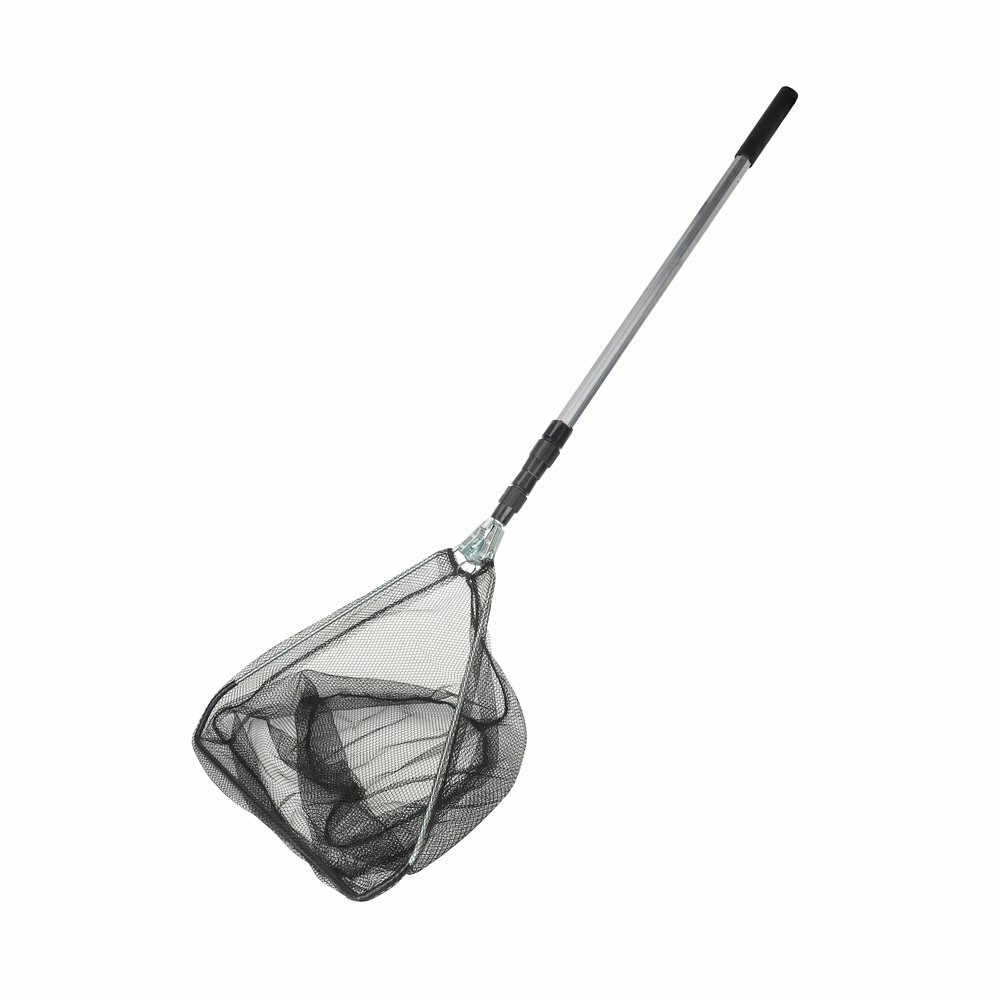 Teleskop Kescher für Garten Teich Pool Laub Fisch Angel Netz Käscher