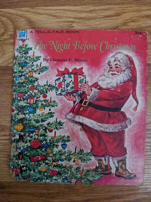 The Night Before Christmas by Clement C. Moore 1969 Whitman Tell-A-Tale ...