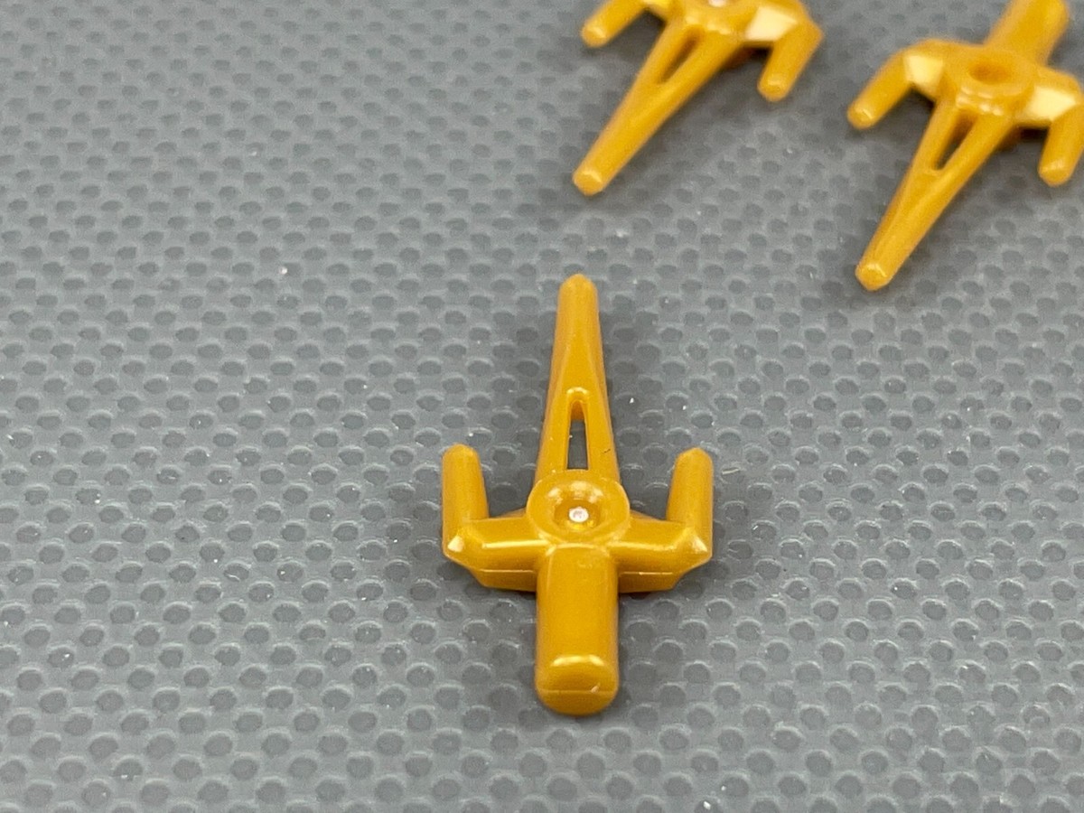 LEGO Minifigure Sai Pearl Gold Ninjago Minifig Weapon 98139 (x5