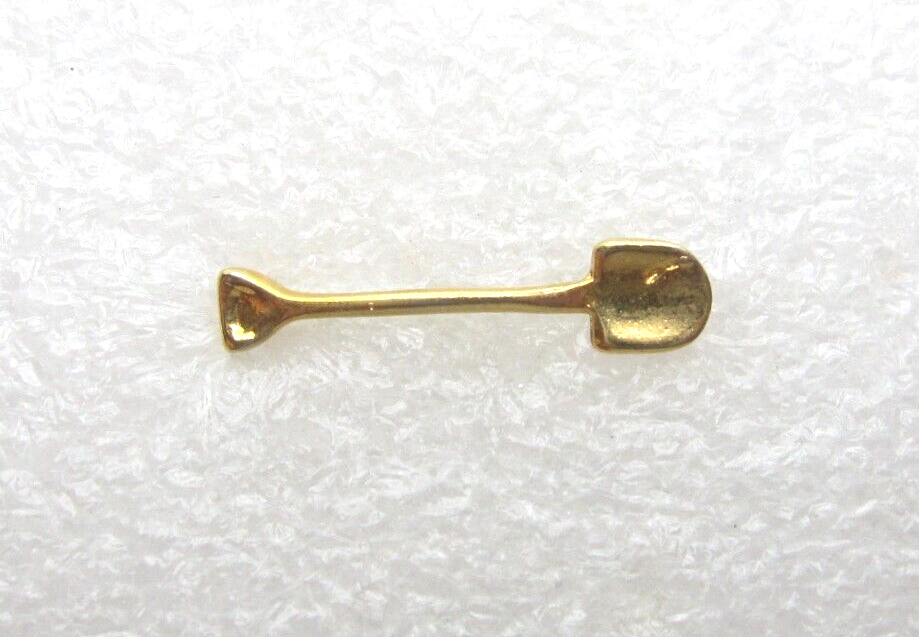 Golden Shovel Lapel Pin (C252)