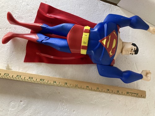 DC Comics, Large 12-Inch SUPERMAN Action Figure Superman Toy Working Electronics - Picture 6 of 6