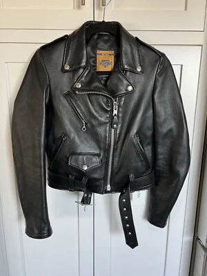 Chaqueta de motocicleta Perfecto by Schott NYC de piel de cordero para mujer XS - Imagen 1 de 4