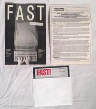 FAST Vintage DOS Utility Software 5.25" Disk  Manual Bloc Publishing