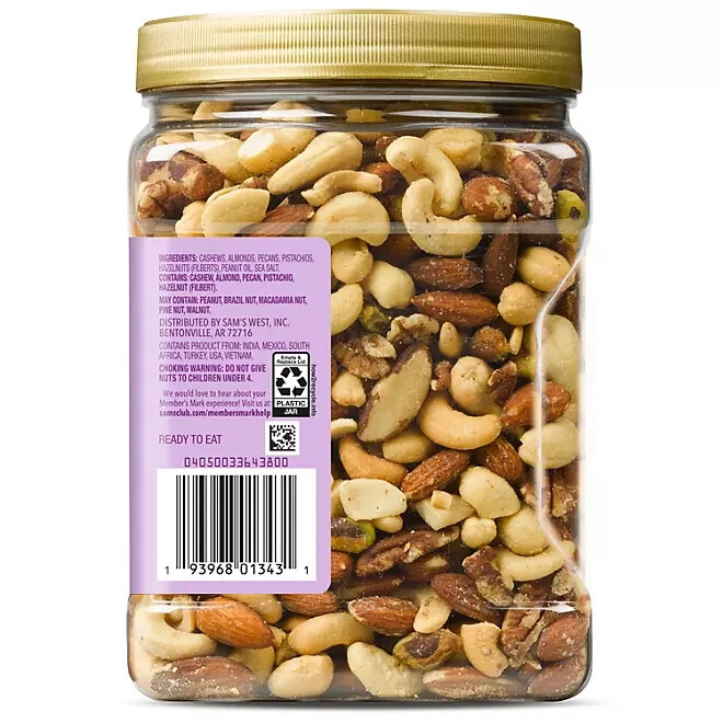 Member's Mark Lightly Salted Deluxe Mixed Nuts (34oz) Great Price