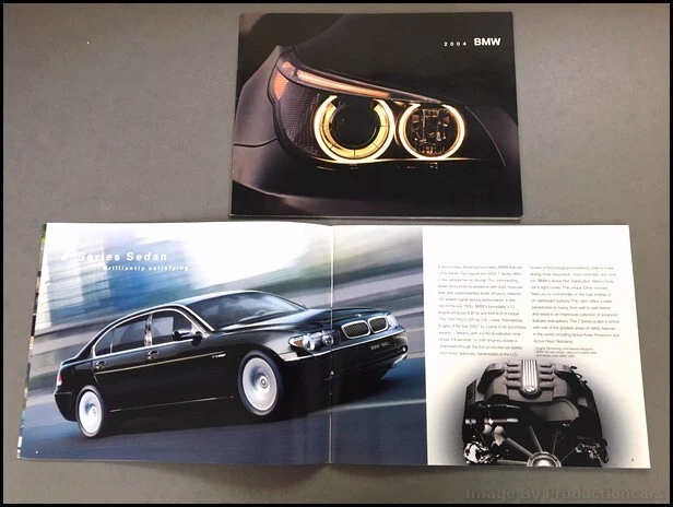 2004 BMW 28-page Car Brochure Catalog - 645Ci 325i Z4 M3 X3 X5 745i 545i 330Ci Foto 2 de 4
