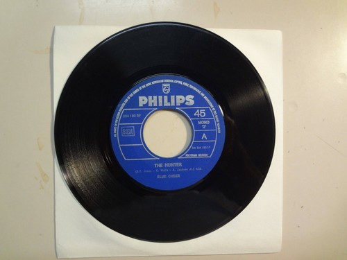 BLUE CHEER: Hunter 4:22- Come & Get It 3:13-Belgium 7" 68 Philips 304 180 BF PSL - Picture 3 of 4