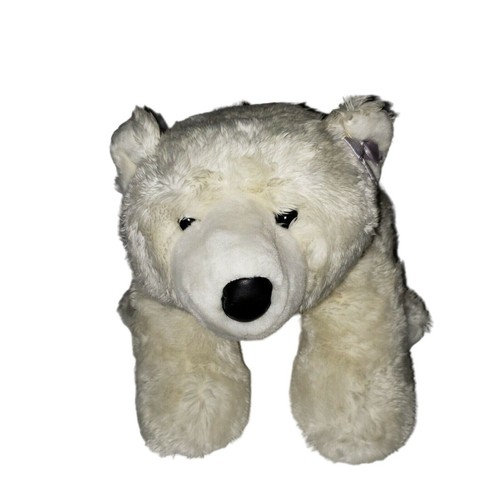 BAB Polar Bear Faux Leather Pads & Nose 17" White Cream - Picture 4 of 7