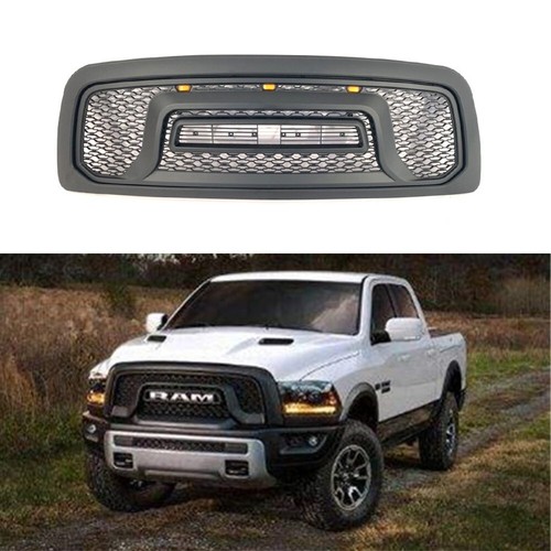 Für Dodge RAM 1500 2009-2012 Kühlergrill Frontgrill Matt Schwarz Grill - Picture 1 of 6