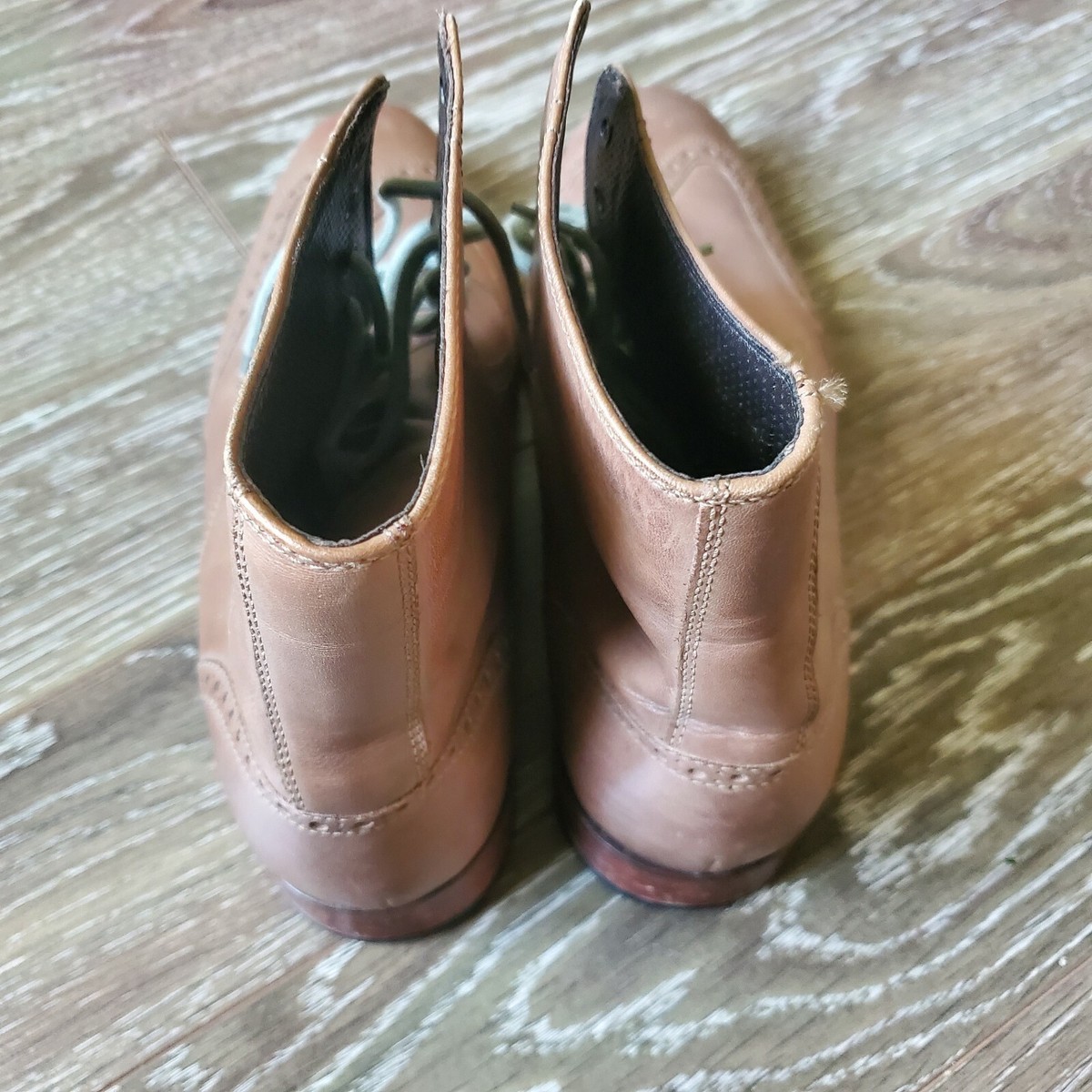 Cole Haan Air Taupe Brown Wingtip Dress Boots Shoes Men’s Size 9M Men main image 4