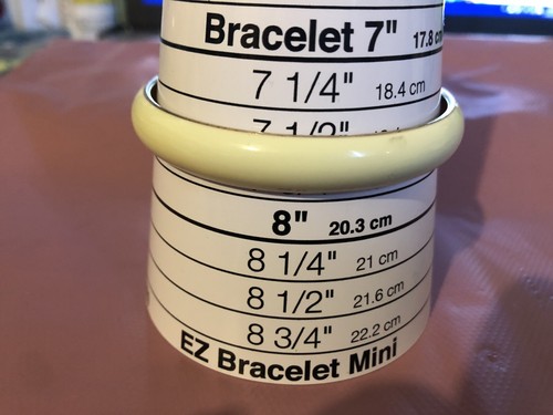 Brazalete J CREW Joyería Mediano Fino Oro Amarillo Esmalte - Imagen 5 de 6