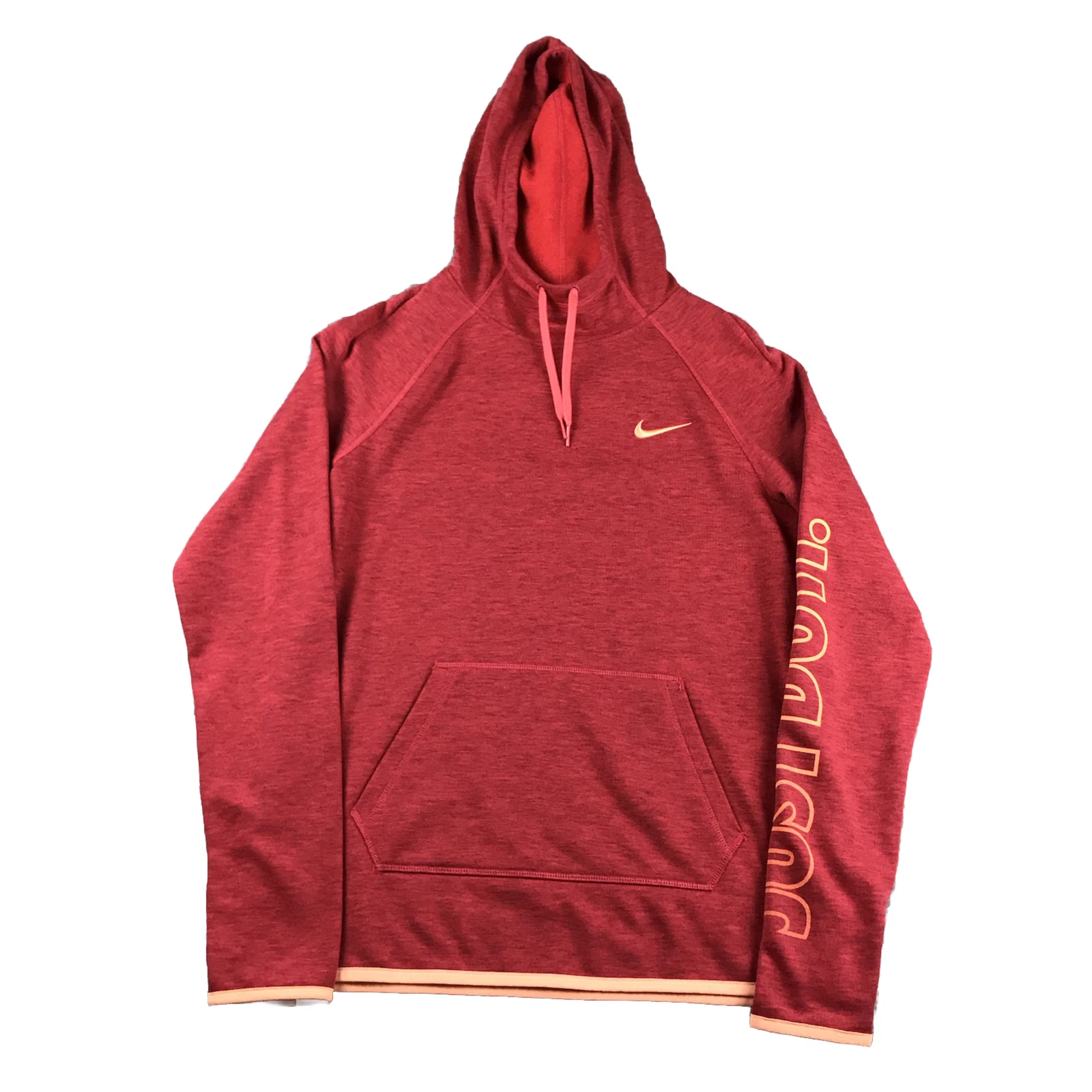 Nike Hoodie Mens Small Red DriFit Just Do It Graphic Pocket Hooded Sweatshirt
Opens in a new window