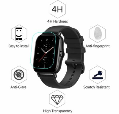 2 x Displayschutzfolie für Xiaomi Amazfit GTS 2 Huami Original Folie GTS2 