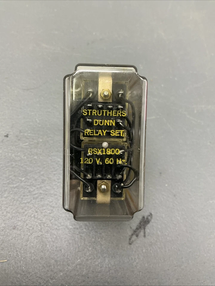 STRUTGERS DUNN RELAY SET RSX1800 120V 60HZ - ECS - Image 3 of 4