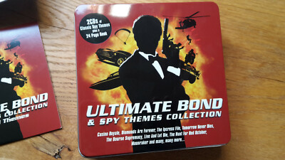 2 CD BOX/ULTIMATE BOND & SPY THEMES COLLECTION/007/2 CDs plus 24 page book