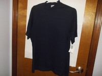 Bon Worth Size Small Short Sleeve Navy Blue Shirt Top With Tag Bon Worth Size Small Short Sleeve Navy Blue Shirt Top With Tag