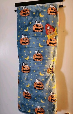 Blue Throw Peanuts Snoopy Plush Throw Blanket Peanuts Snoopy Blue