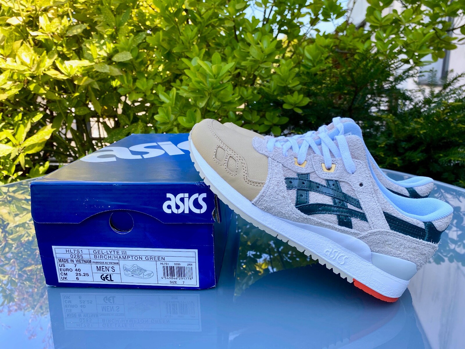asics gel lyte iii hampton green