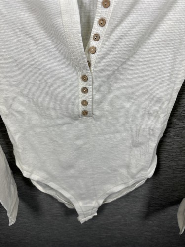 NEW Intimately Free People Dylan Thermal Bodysuit Ivory Size XS - Picture 4 of 9