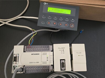 Beijer E100 with Mitsubishi FX2N-16MR-ES/UL, FX2N-232IF, FX2N-2AD FREE SHIPPING