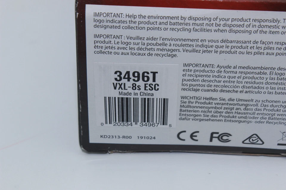 Traxxas TRX 3496 T Velineon Regulator VXL-8s Brushless V/R Waterproof XRT New - Image 2 of 3