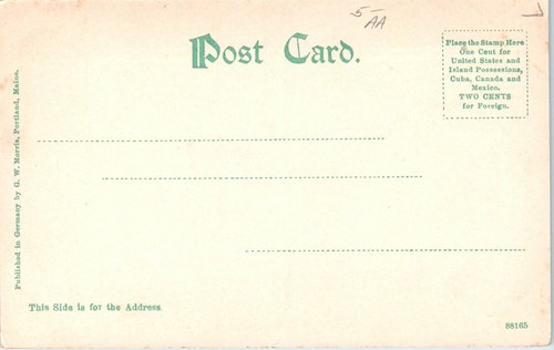 Cartolina UDB ME del 1900 Berlino Biblioteca pubblica Maine edificio storico non affrancato - Foto 2 di 2