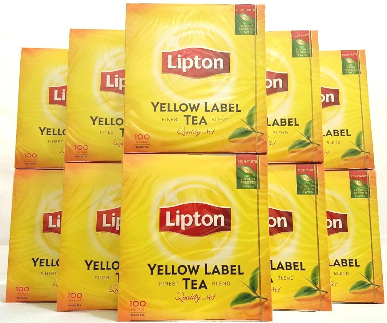 100 Bolsitas de Té - Lipton Amarillo Label Tee Té Negro Calidad Núm 1