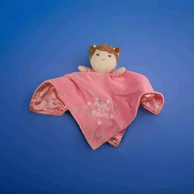 Baby Starters  ~Pretty as a Flower~ girl 13   Security Blanket Pink lovey doll