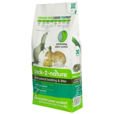 BACK 2 NATURE 30L RÜCKEN 2 NATUR Katzentoilette kleines Tier Kaninchen Meerschweinchen Reptil